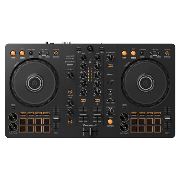 Pioneer DJ DDJ-FLX4 2-deck Rekordbox and Serato DJ Controller - Graphite