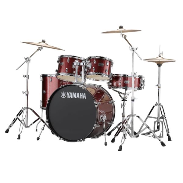 Yamaha Rydeen RDP2F5 5-Piece Drum Kit - Burgundy Glitter
