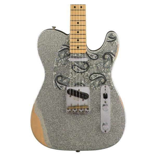 Fender Brad Paisley Road Worn Telecaster - Silver Sparkle