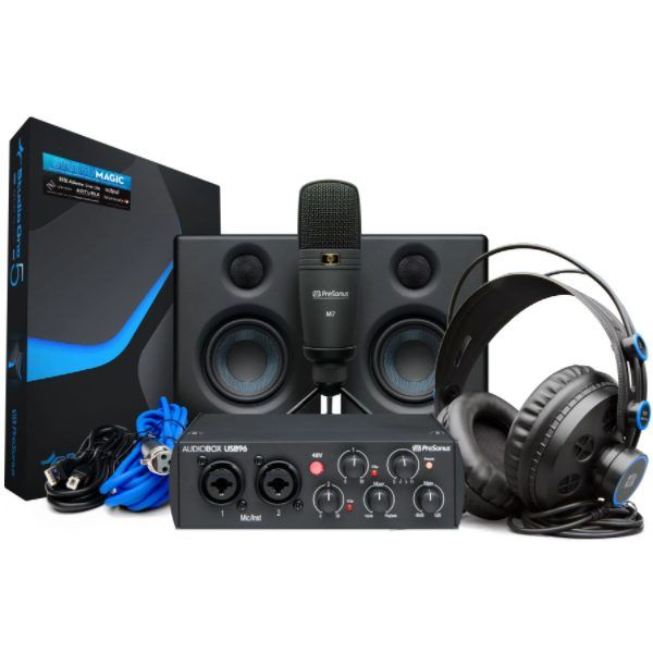 PreSonus AudioBox 96k Complete Recording Bundle