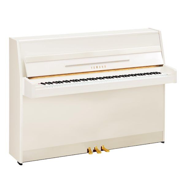 Yamaha JU109 Acoustic Upright Piano - Polished White