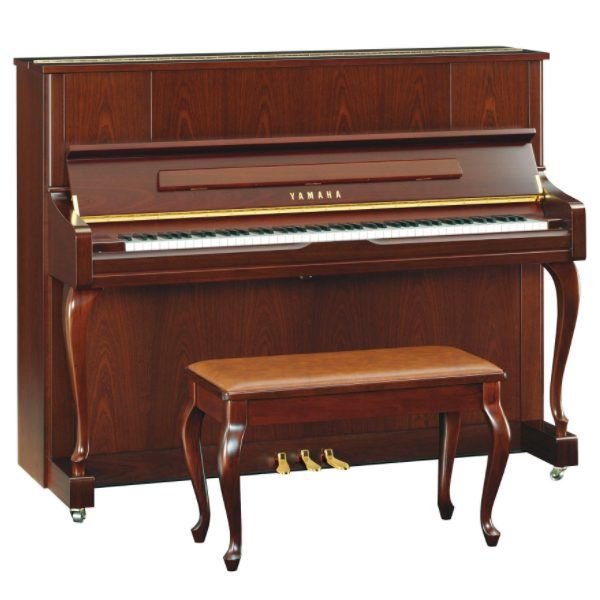 Yamaha U1J Acoustic Upright Piano - Satin Dark Walnut