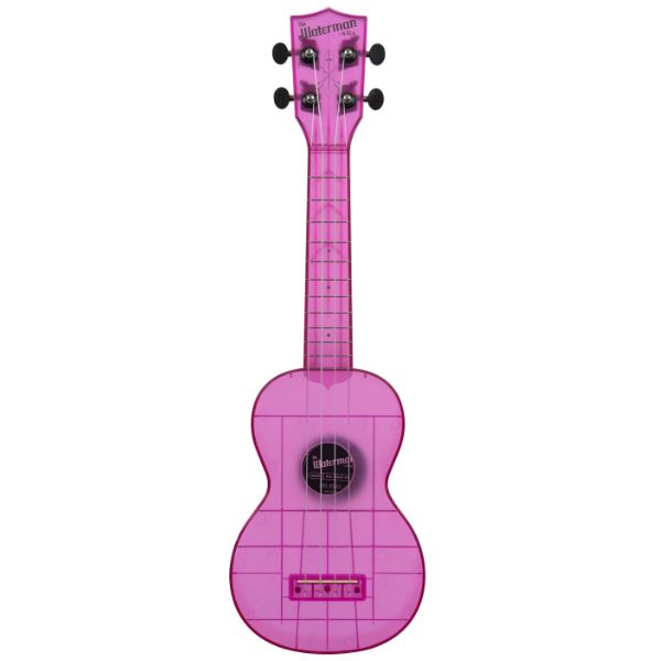 Kala Waterman Soprano Ukulele - Transparent Amethyst Purple