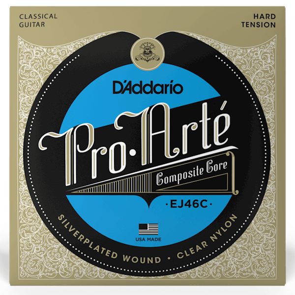 D'Addario EJ46C Pro-Arte Composite Classical Guitar Strings - Hard Tension