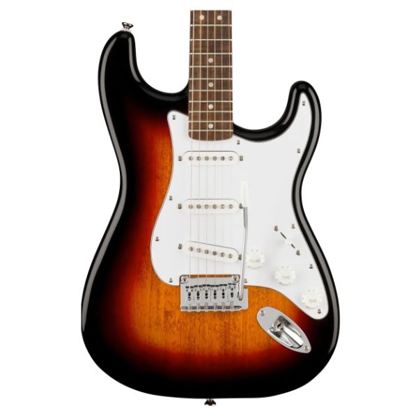 Fender Squier Affinity Series Stratocaster Electric Guitar - 3-Color Sunburst with Laurel Fingerboard