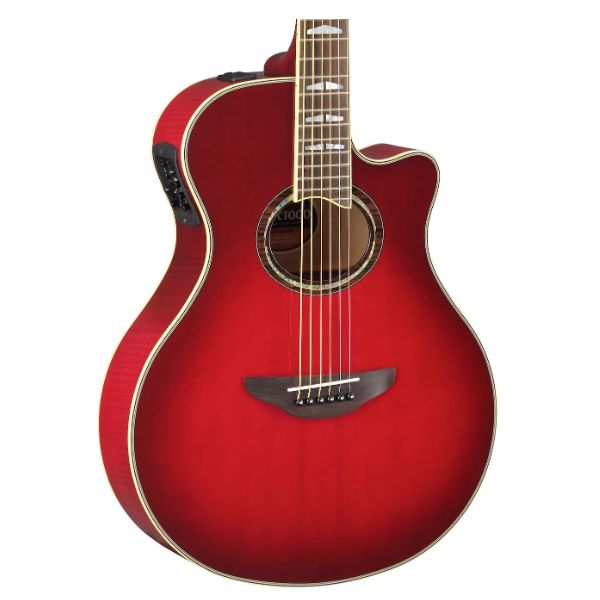 Yamaha APX1000 Thinline Acoustic-Electric - Crimson Red Burst