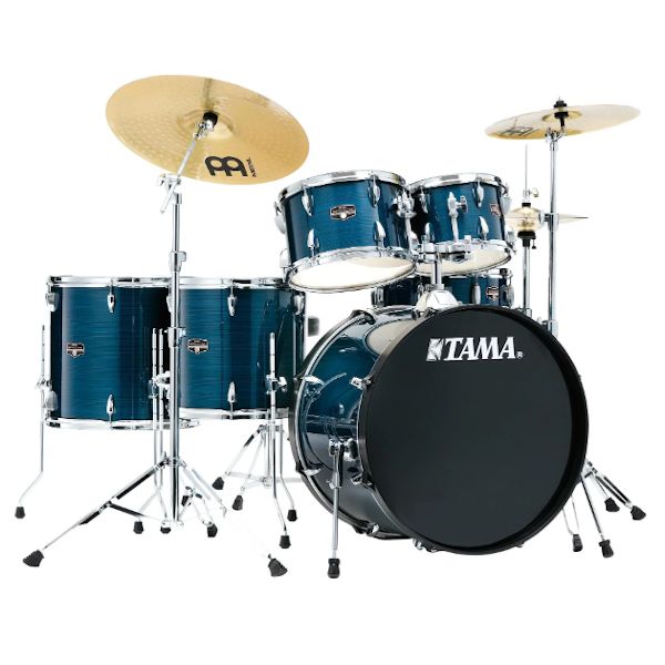 Tama Imperialstar IE62C 6-piece Drum Set - Hairline Blue