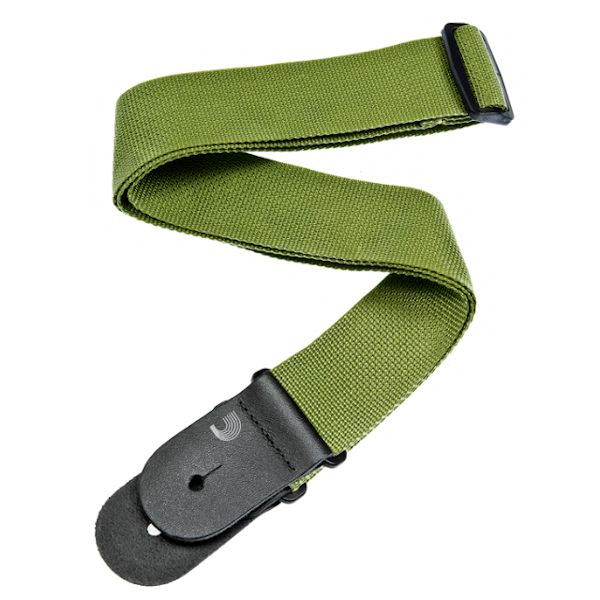 D'Addario Polypropylene Guitar Strap PWS107 - Green