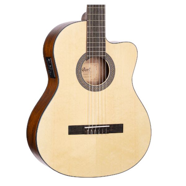 Cort AC120CE Nylon String Classical Guitar  - Open Pore Natural