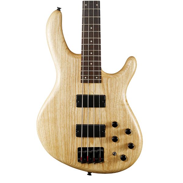 Cort ACTION BASS DLX AS 4-String Bass Guitar - Open Pore Natural
