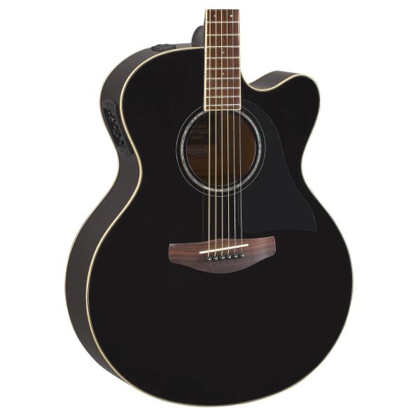 Yamaha CPX600 Medium Jumbo Cutaway - Black