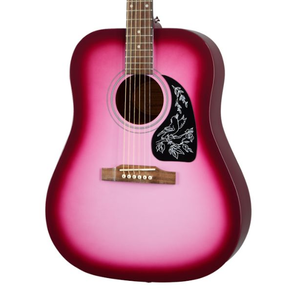 Epiphone Starling Acoustic Guitar - Hot Pink Pearl