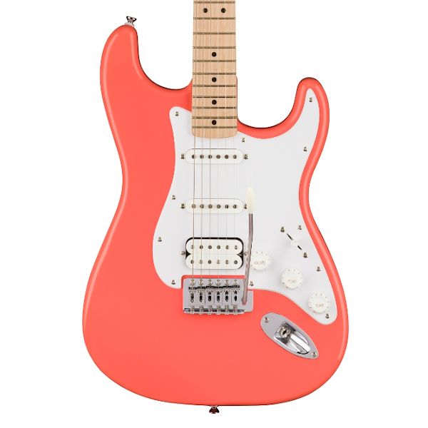 Fender Squier Sonic Stratocaster HSS Electric Guitar - Tahitian Coral