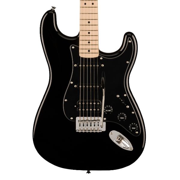 Fender Squier Sonic Stratocaster HSS Electric Guitar - Black