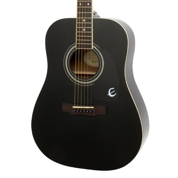 Epiphone DR-100 Dreadnought Acoustic Guitar - Ebony