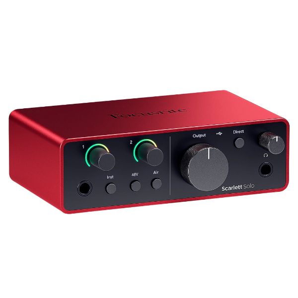 DTM・DAW focusrite scarlett solo gen4 Focusrite Scarlett Solo 4th Gen USB Audio Interface