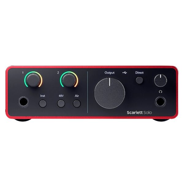 Focusrite Scarlett Solo 4th Gen USB Audio Interface