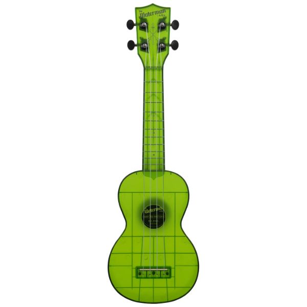 Kala Waterman Soprano Ukulele - Transparent Jade Green