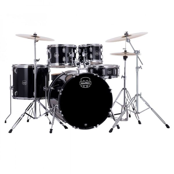 Mapex Comet CM5295FTCDK 5-piece Drumkit Combo - Dark Black