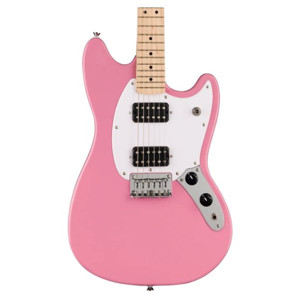 Fender Squier Sonic Mustang HH Solidbody Electric Guitar - Flash Pink