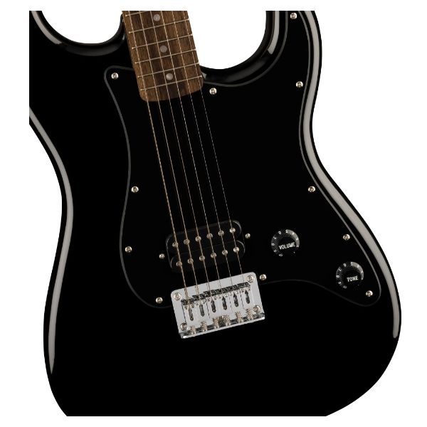 ギター Squier Sonic Stratocaster HT H Black Fender Squier Sonic Stratocaster HT H Electric Guitar - Black