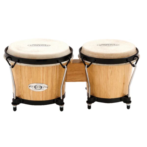 Toca Percussion Synergy Wood Bongos - Natural