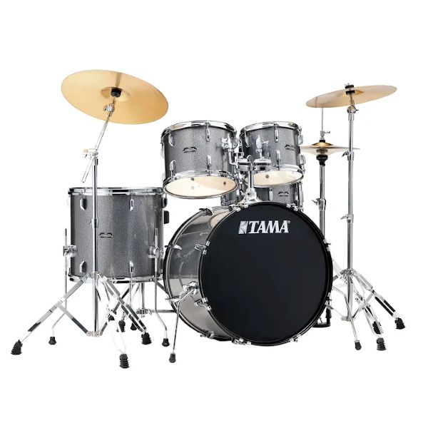 Tama Stagestar 5-piece Complete Drum Set - Cosmic Silver Sparkle