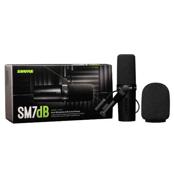 Shure SM7dB Active Dynamic Microphone