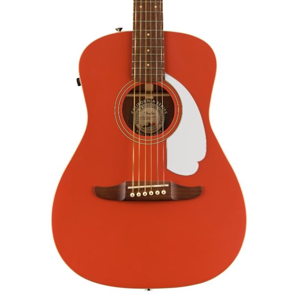 Fender Malibu Player Acoustic-electric Guitar - Fiesta Red