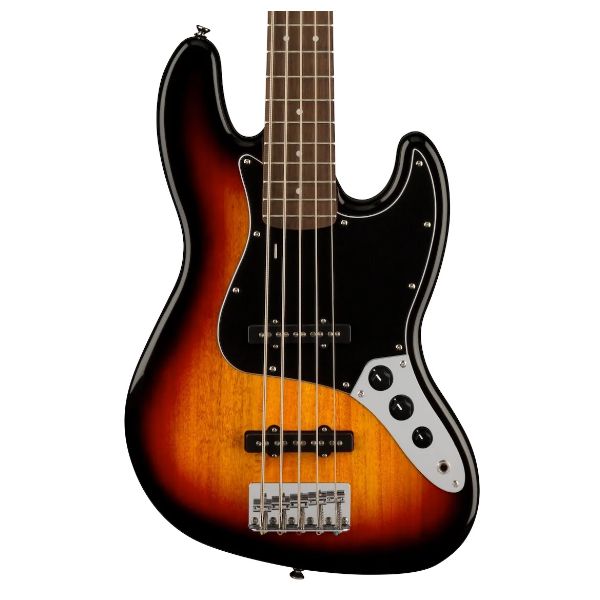 Fender Squier Affinity Series Jazz Bass V - 3-color Sunburst with Laurel Fingerboard