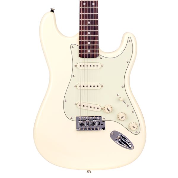 SX SST62 Vintage Electric Guitar - Vintage White