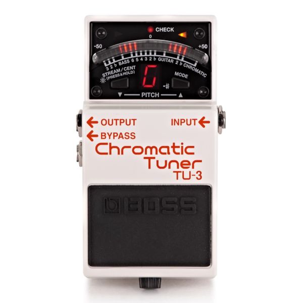 Boss TU-3 Chromatic Tuner Pedal with Bypass