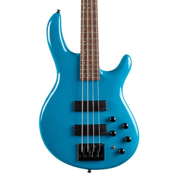Cort C4 Deluxe 4-String Bass Guitar - Candy Blue