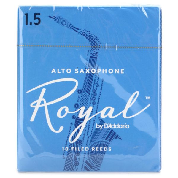 D'Addario Rico Royal Alto Saxophone Reeds - 1.5 (10-pack)