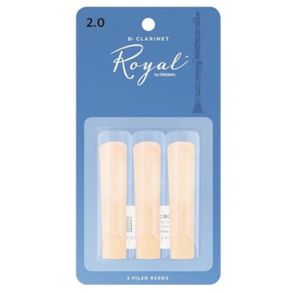 D'Addario Rico Royal Clarinet Reeds - 2 (3-pack)