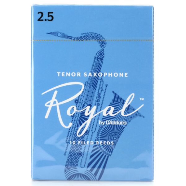 D'Addario Rico Royal Tenor Saxophone Reeds - 2.5 (10-pack)