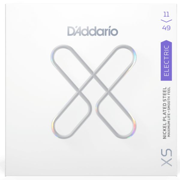 D'Addario XSE1149 XS Nickel-plated Steel Coated Electric Guitar Strings - .011-.049 Medium