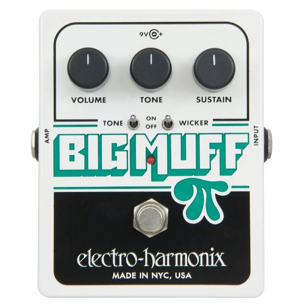Electro-Harmonix Big Muff Pi with Tone Wicker Fuzz Pedal