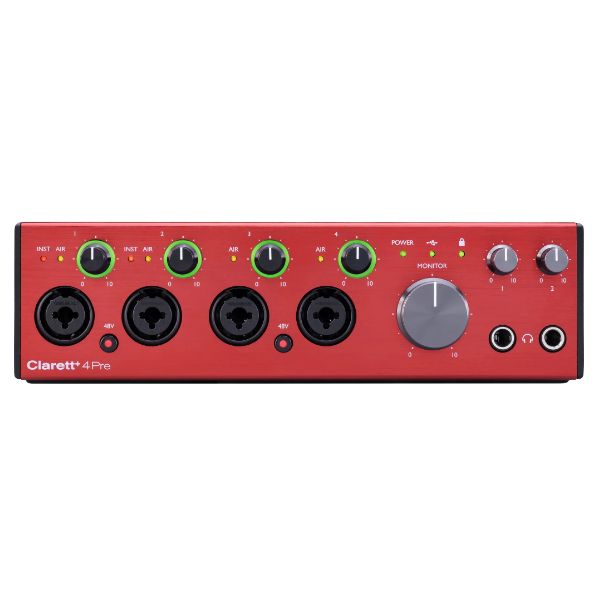Focusrite Clarett+ 4Pre USB-C Audio Interface