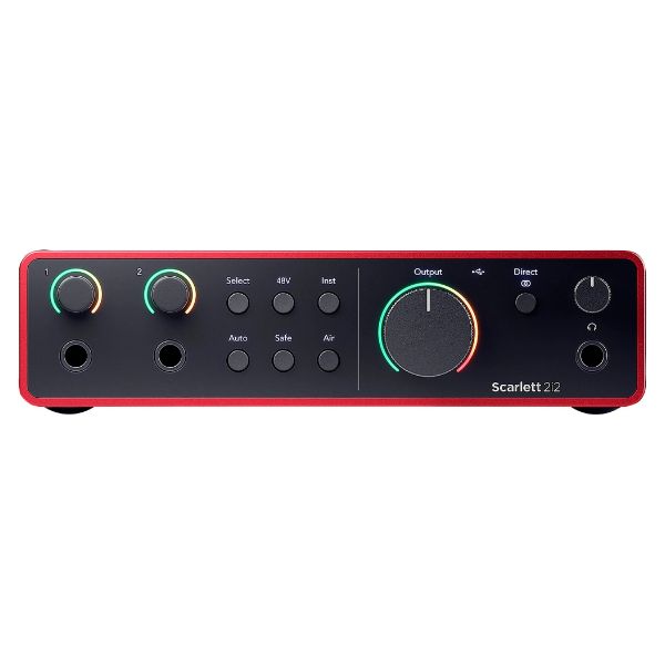 Focusrite Scarlett 2i2 4th Gen USB Audio Interface