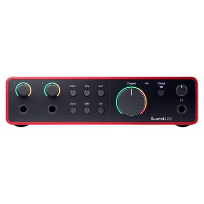 Focusrite Scarlett 2i2 4th Gen USB Audio Interface