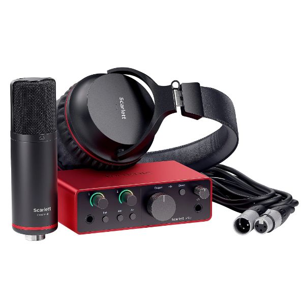 Focusrite Scarlett Solo Studio 4th Gen Recording Bundle