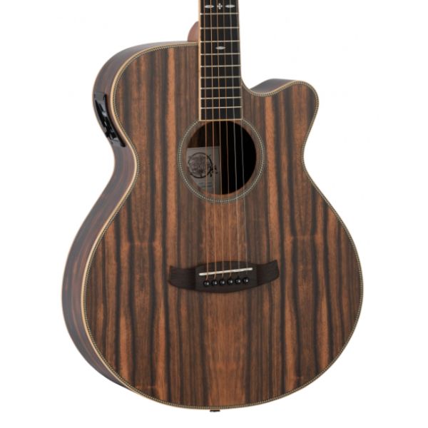 Tanglewood TRU4CEAE Reunion Pro Acoustic Electric Guitar - Ebony