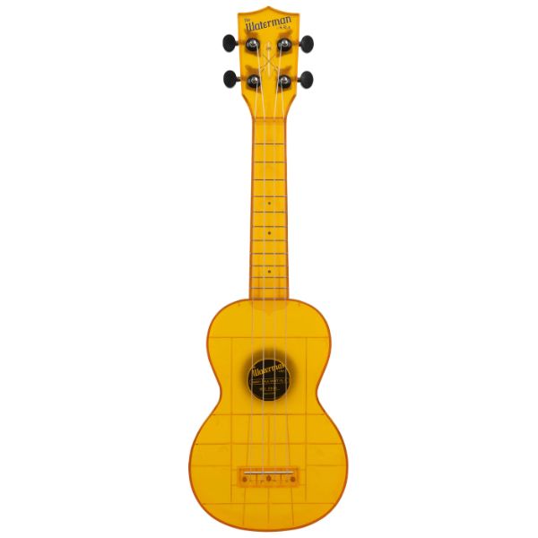 Kala Waterman Soprano Ukulele - Transparent Amber Yellow