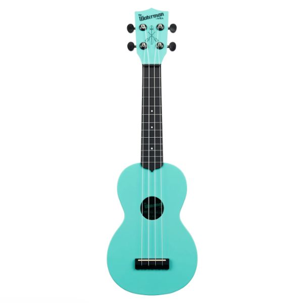 Kala Waterman Soprano Ukulele - Glow in The Dark Aqua Mist
