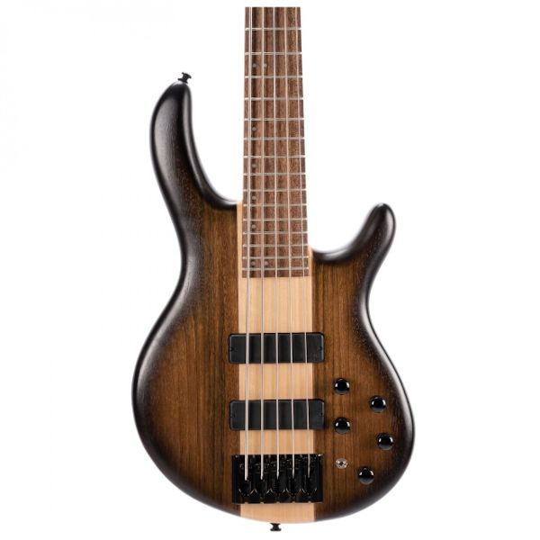 Cort C5 PLUS OVMH 5-String Bass Guitar - Antique Brown Burst