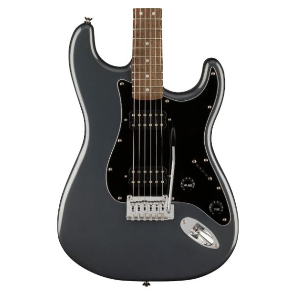 Fender Squier Affinity Series Stratocaster HH Electric Guitar - Charcoal Frost Metallic