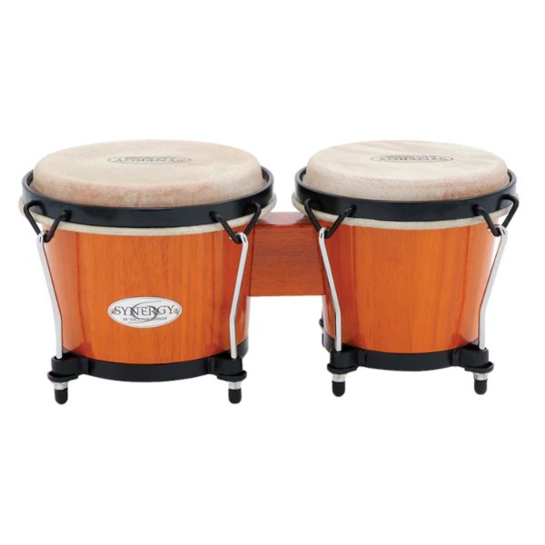 Toca Percussion Synergy Wood Bongos - Amber