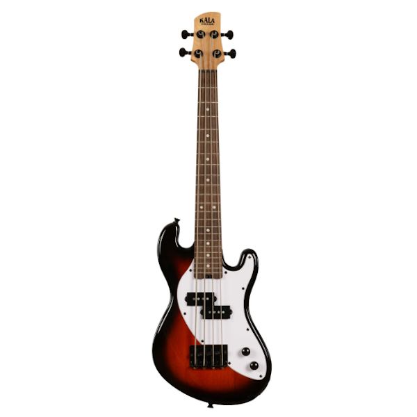 Kala Solidbody U-Bass Electric Bass Guitar - Tobacco Sunburst