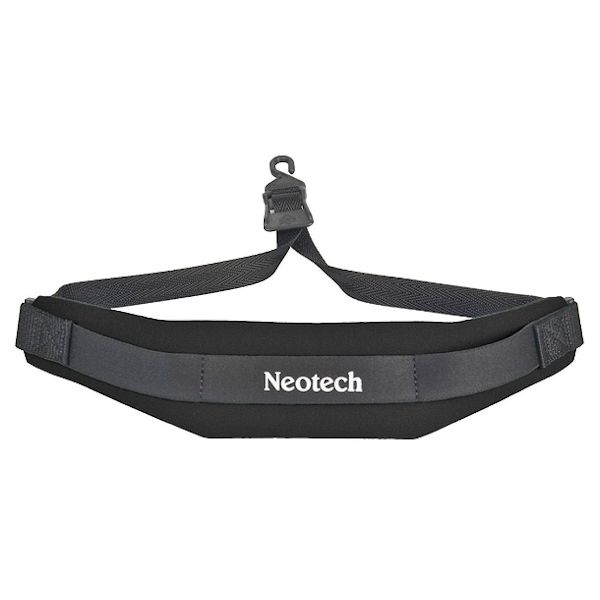 Neotech Soft Sax Strap with Regular Swivel Hook - Black